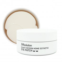 Патчи гидрогелевые с экстрактом жемчуга и шелкопряда | JMsolution White Cocoon Home Esthetic Eye Patch 60шт