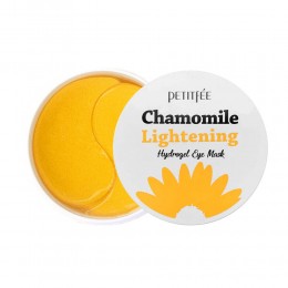 Гидрогелевые патчи против темных кругов с экстрактом ромашки | Petitfee Chamomile Lightening Hydrogel Eye Mask 60шт