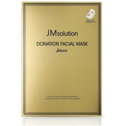 Укрепляющая тканевая маска с золотом и пептидами | JMsolution Donation Facial Mask Save 37ml