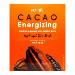 Тонизирующая гидрогелевая маска для лица с какао | PETITFEE CACAO ENERGIZING HYDROGEL FACE MASK PACK 32G