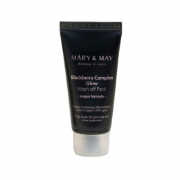 Маска для лица с ежевичным комплексом | Mary&May Blackberry Complex Glow Wash Off Pack 30g