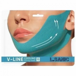 L.SANIC V-line Cooling Lifting Face Mask | Маска-бандаж для коррекции овала лица с охлаждающим эффектом 20г