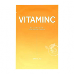 Маска тканевая веганская осветляющая с витамином С | Barulab The Clean Vegan Vitamin C Mask 23G