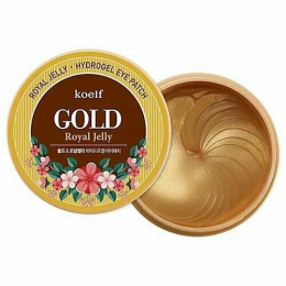  Гидрогелевые патчи с золотом и медом Koelf | Gold & Royal Jelly Eye Patch1.4gx60шт